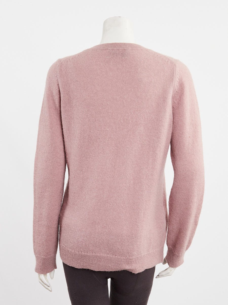 Prada Pink Alpaca Wool Sweater Size 10/44