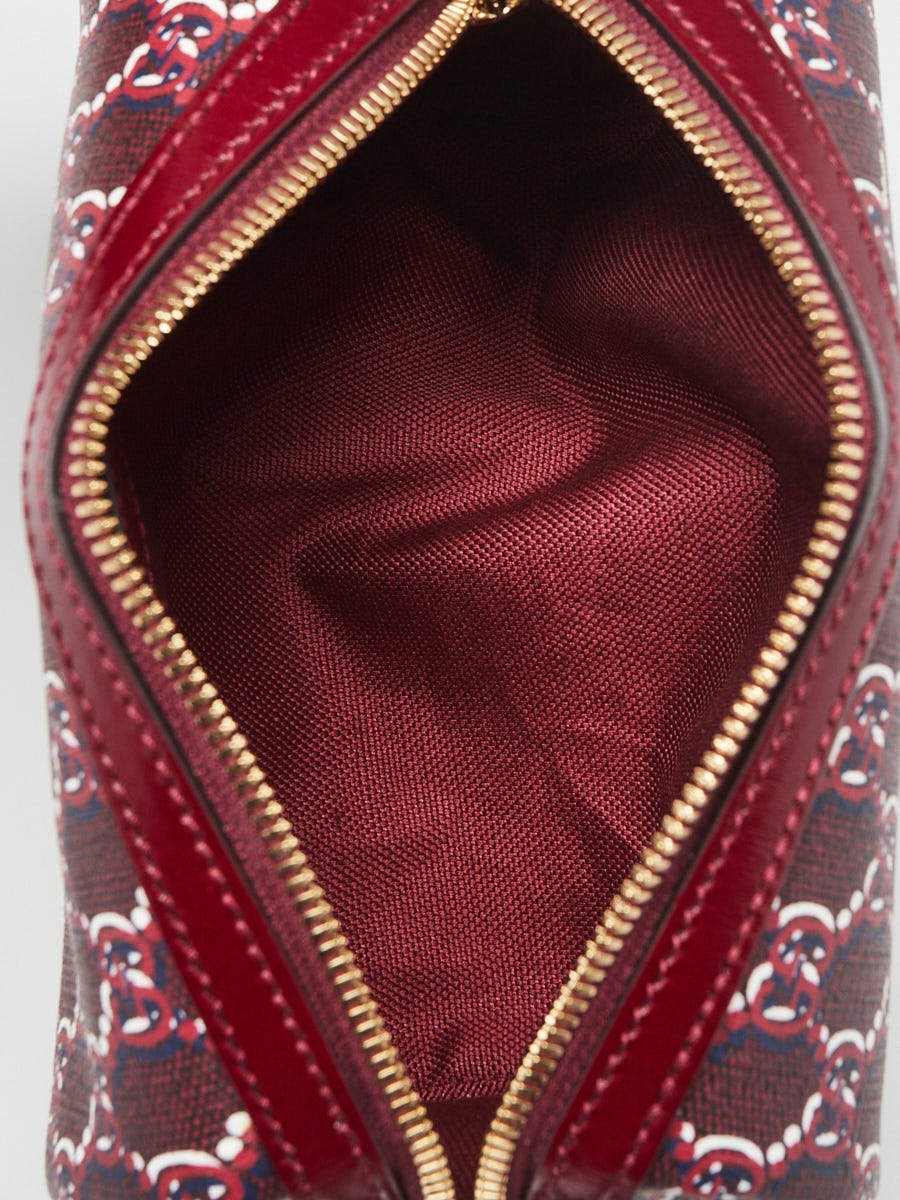 Gucci Red/Blue GG Shadow Monogram Coated Canvas/Leather Mini