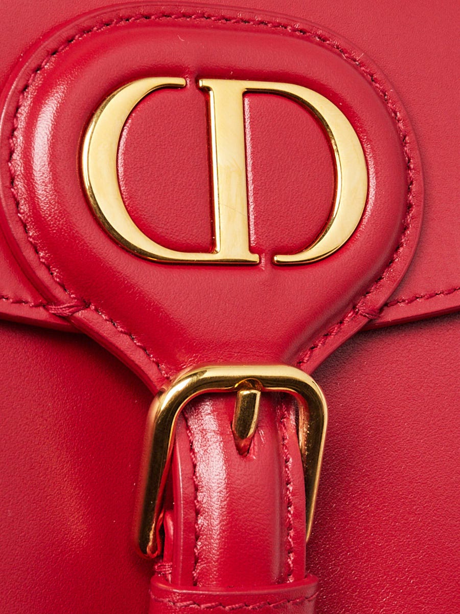 Christian Dior Red Smooth Leather Small Dior Bobby Bag | Yoogi's