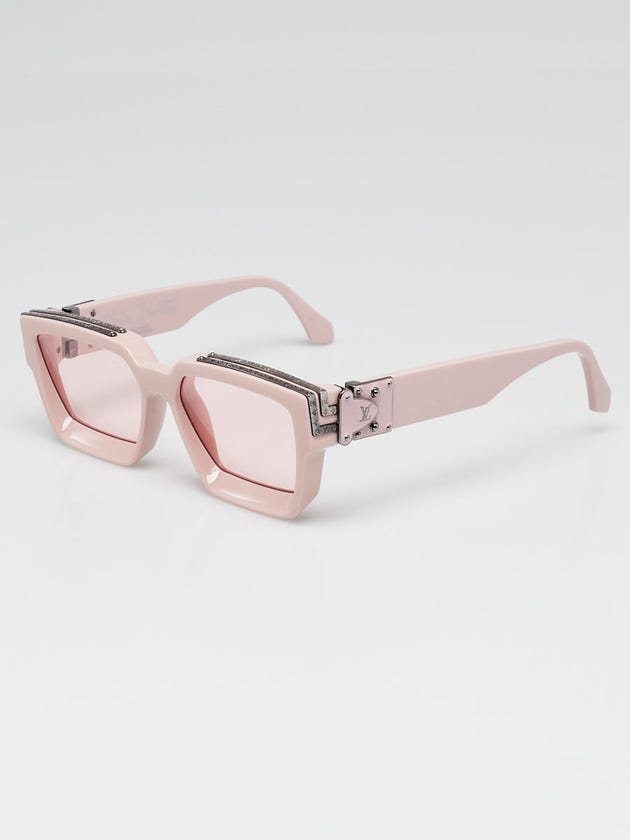 Louis Vuitton Pink Acetate Frame 1.1 Millionaires Sunglasses Z1324E