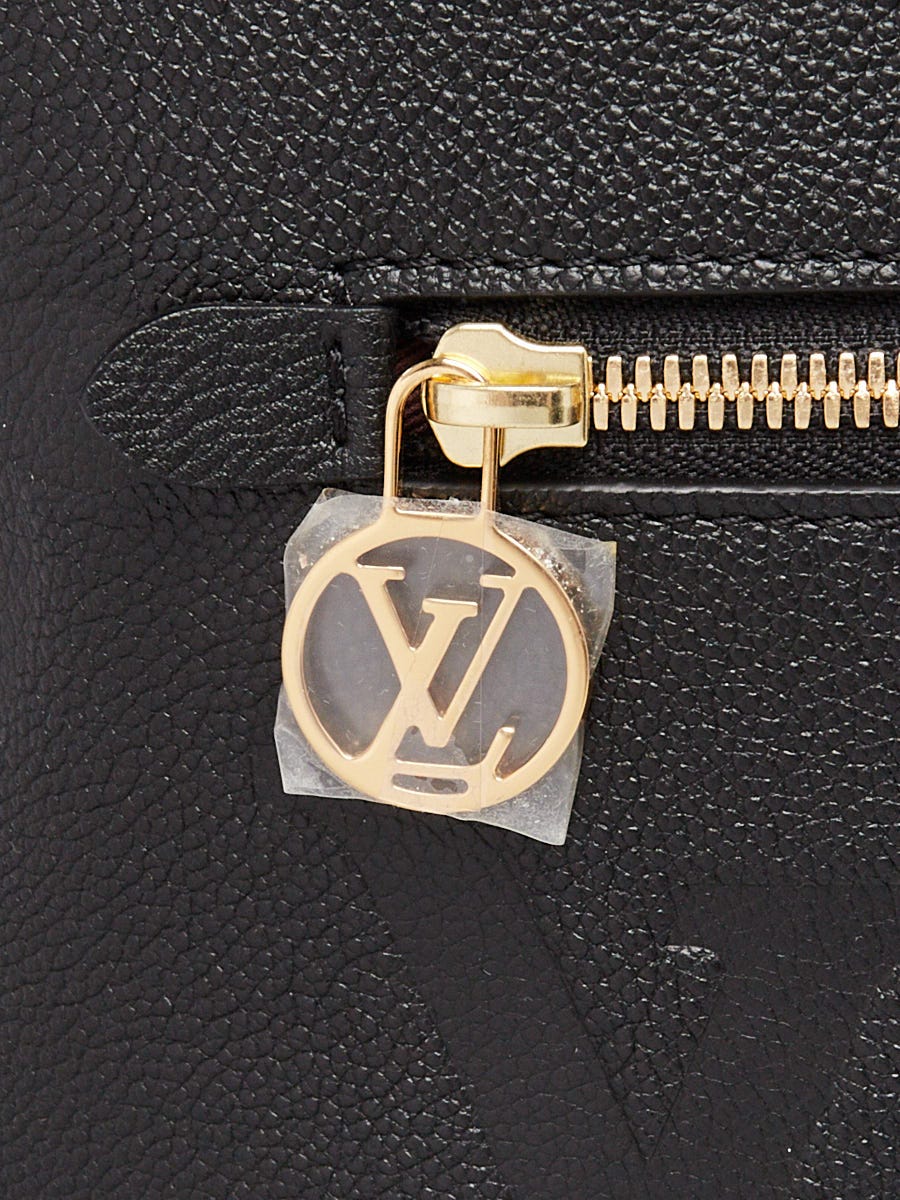 Louis Vuitton Black Giant Monogram Empreinte Leather Travel Bag