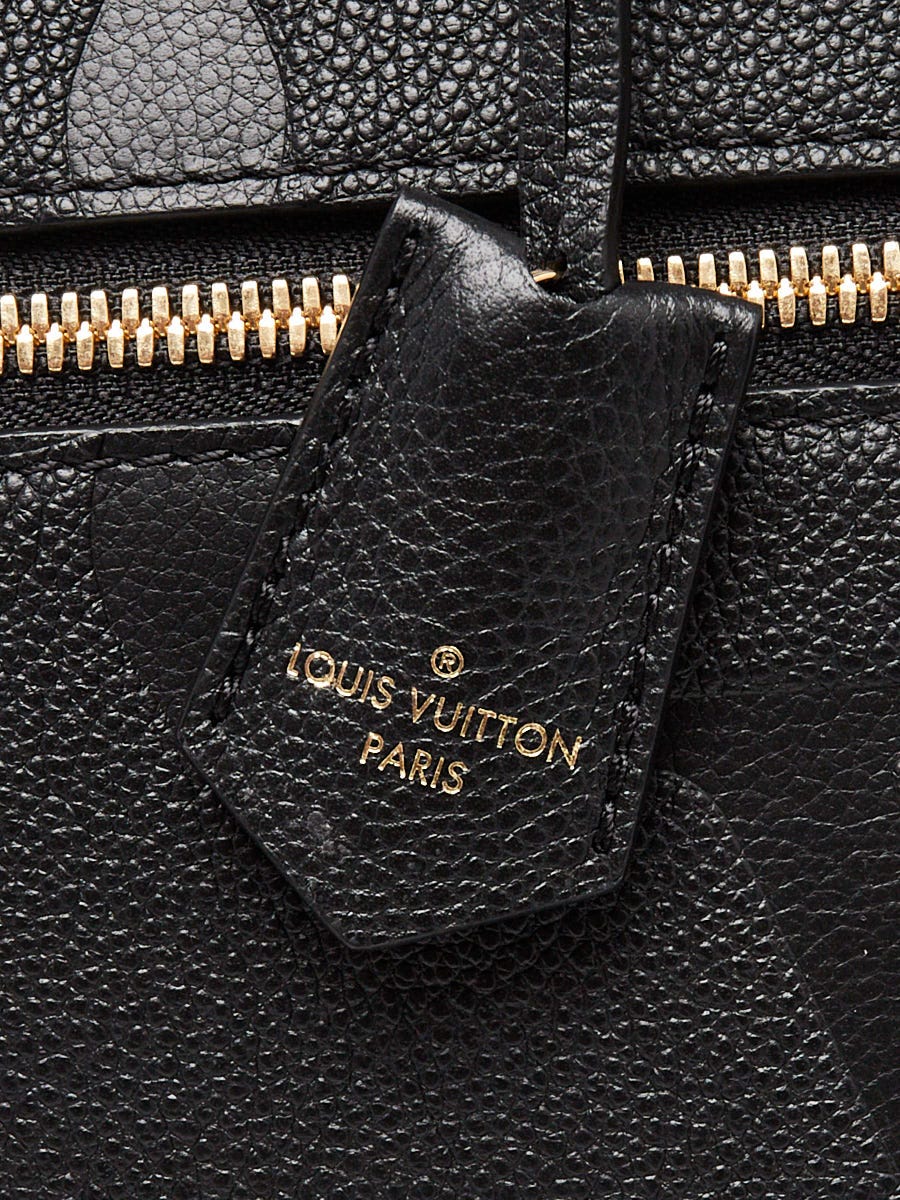 Louis Vuitton Black Giant Monogram Empreinte Leather Travel Bag