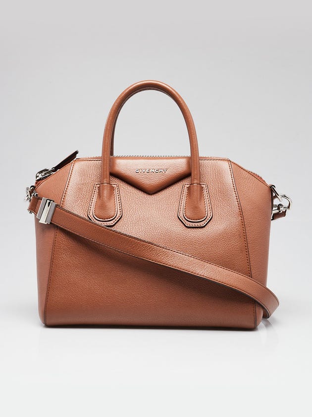 Givenchy Brown Sugar Goatskin Small Antigona Bag