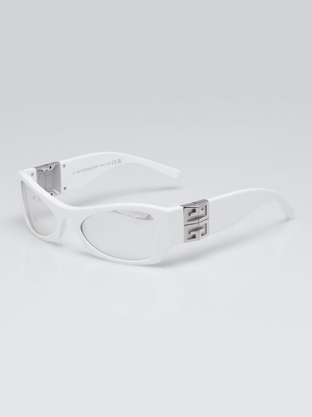 Givenchy White Acetate Frame Sunglasses -GV400791