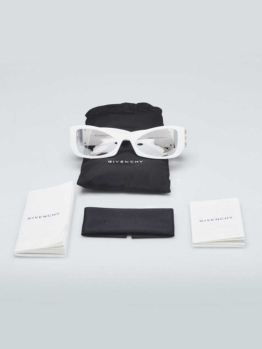 Givenchy White Acetate Frame Sunglasses -GV400791