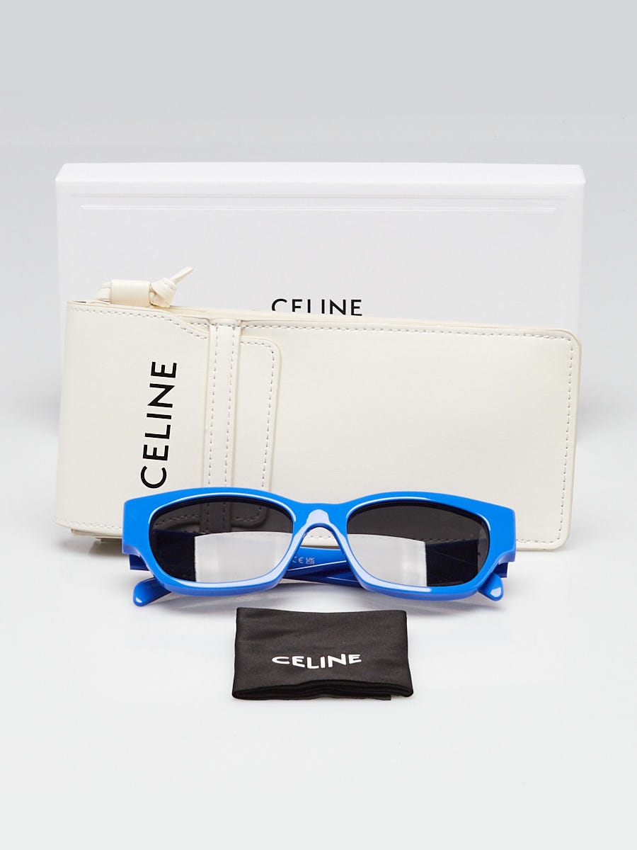 Celine Blue Acetate Frame Tinted Sunglasses - CL40197U