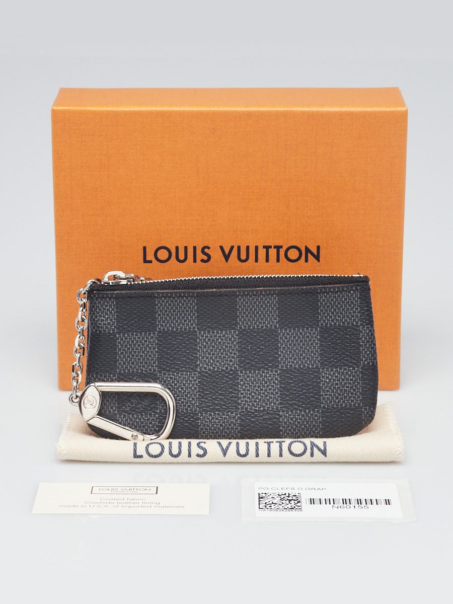Louis Vuitton Damier Graphite Canvas Pochette Cles Key Pouch