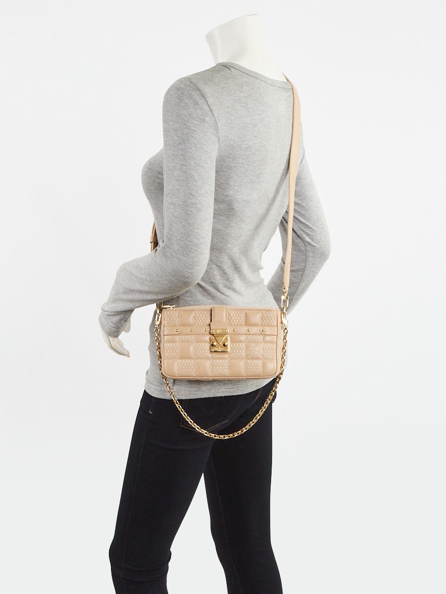 Louis Vuitton Beige Damier Quilted Leather Troca PM Bag