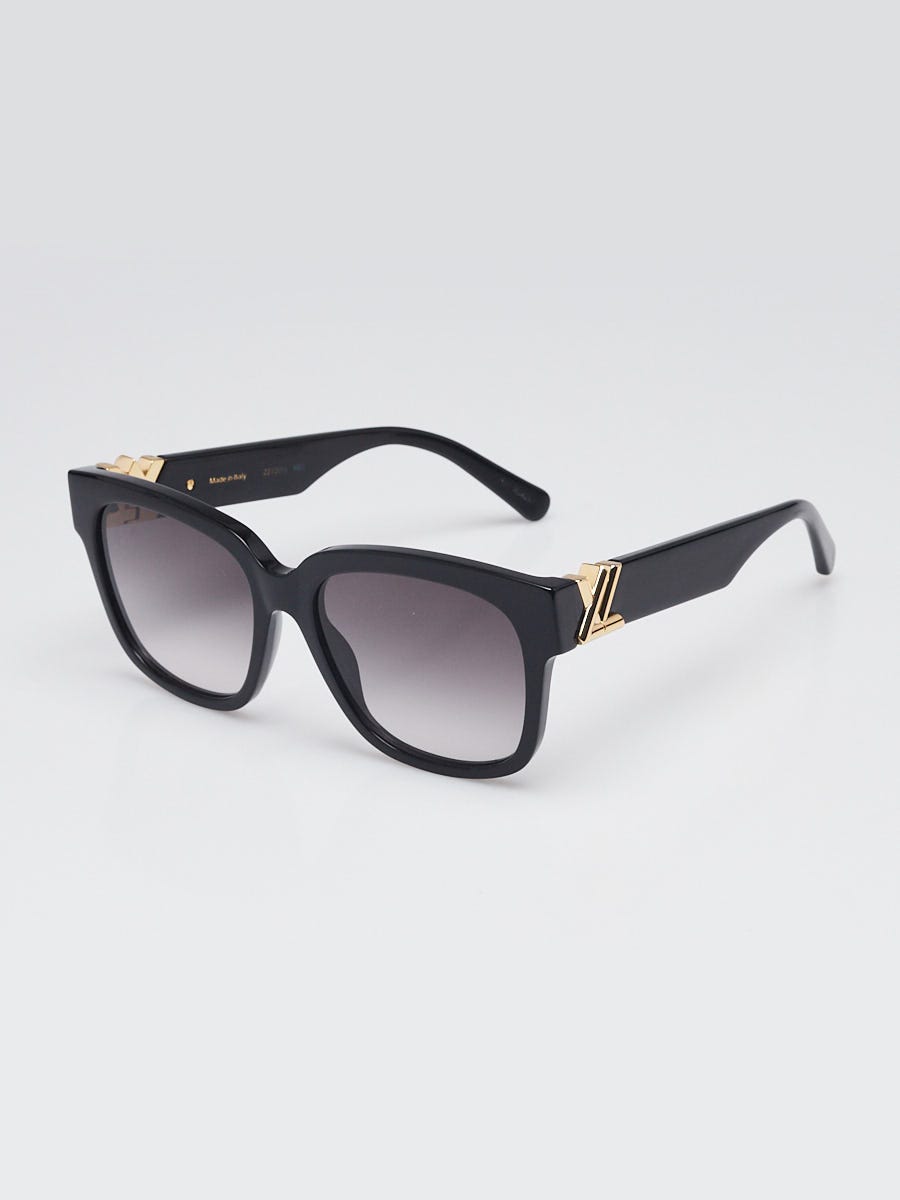 Louis Vuitton Black Acetate LV-GO14 Square Sunglasses - Z2120W