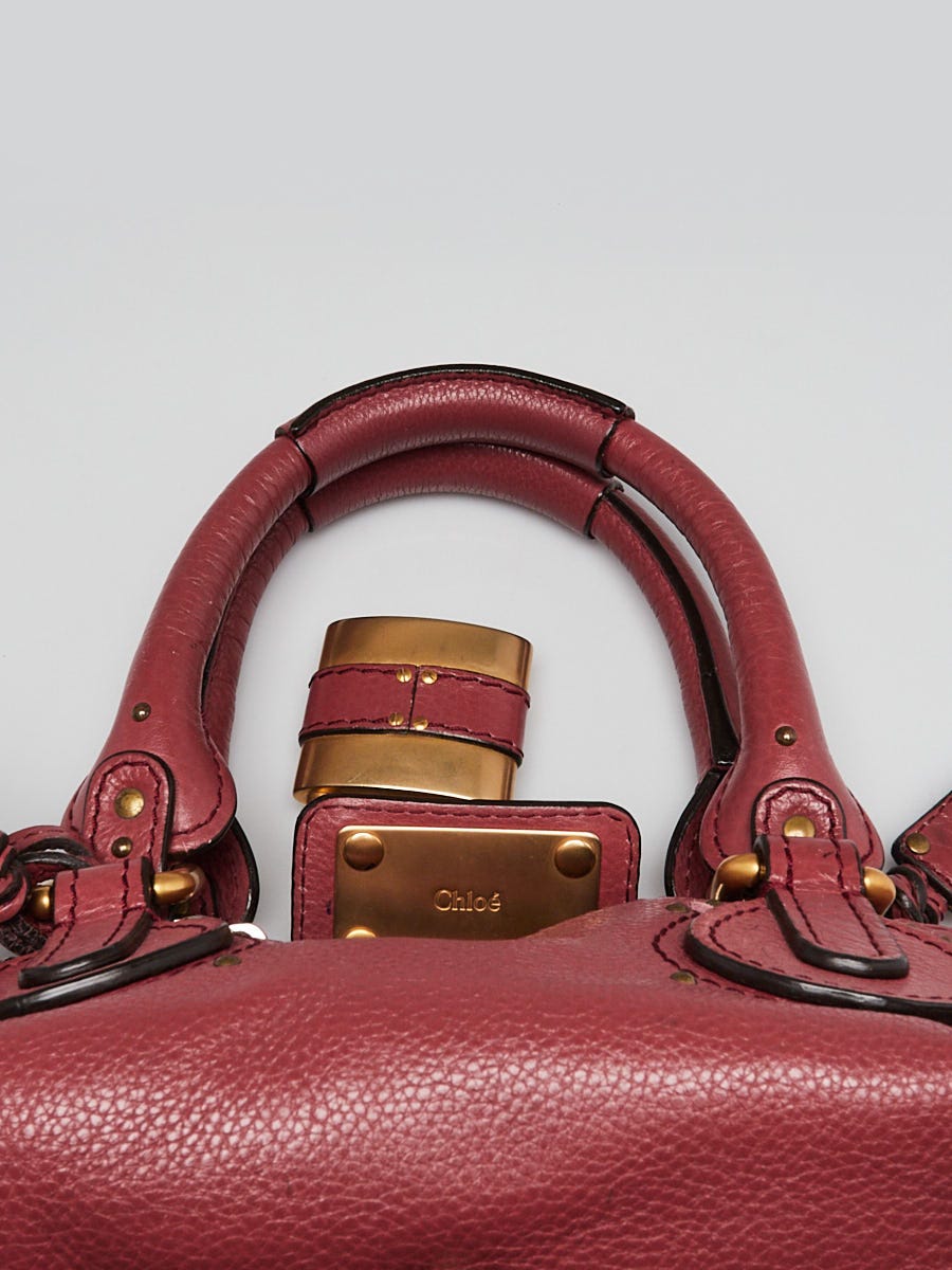 choco様 クロエ パラティ パラティー ベリーピンク レギュラーサイズ Chloe クロエ パラティ 2WAY ハンド ショルダー バッグ レザー ピンク