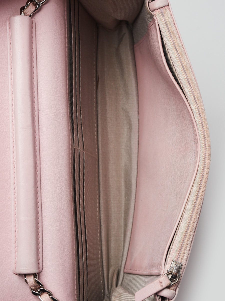 Chanel Light Pink Caviar Leather Timeless WOC Clutch Bag | Yoogi's