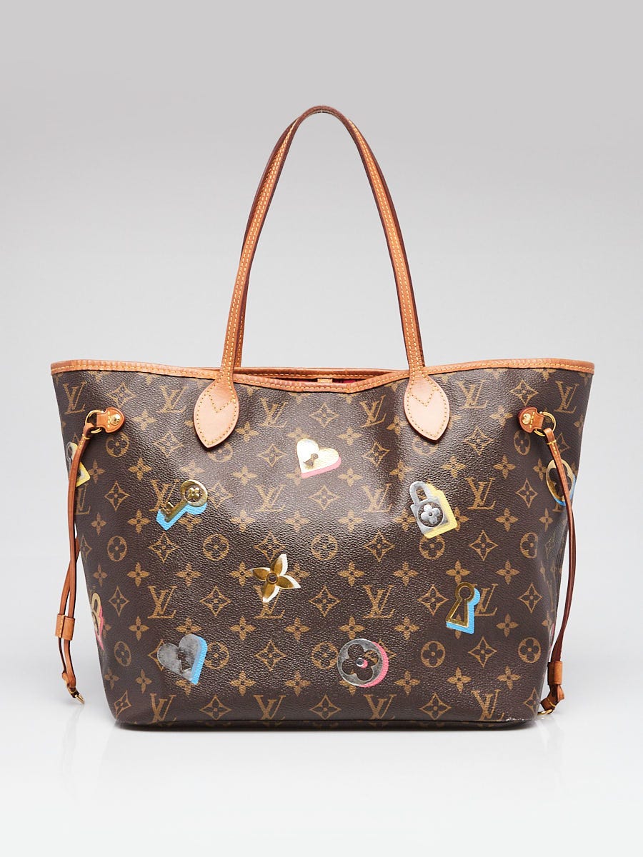 Louis Vuitton Limited Edition Monogram Canvas Love Lock Neverfull