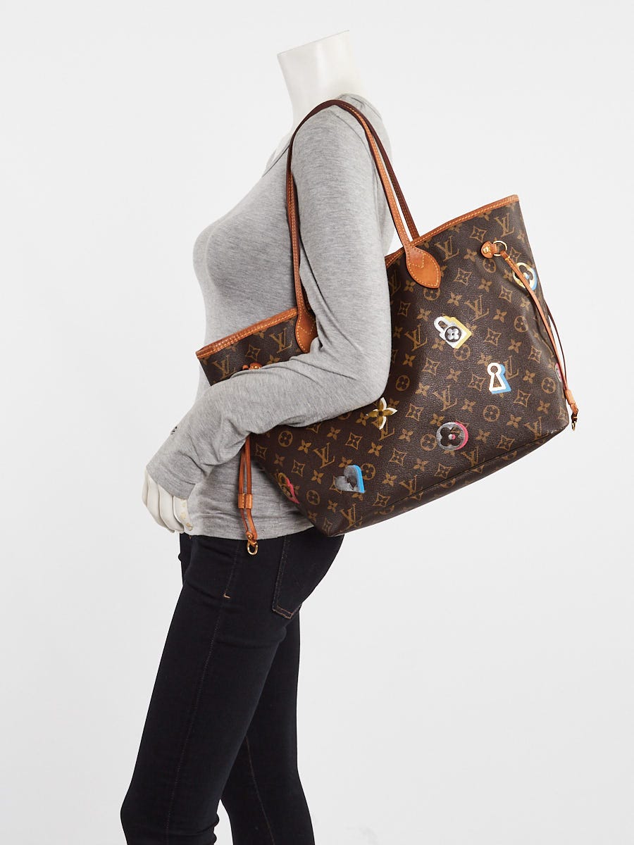 Louis Vuitton Limited Edition Monogram Canvas Love Lock Neverfull