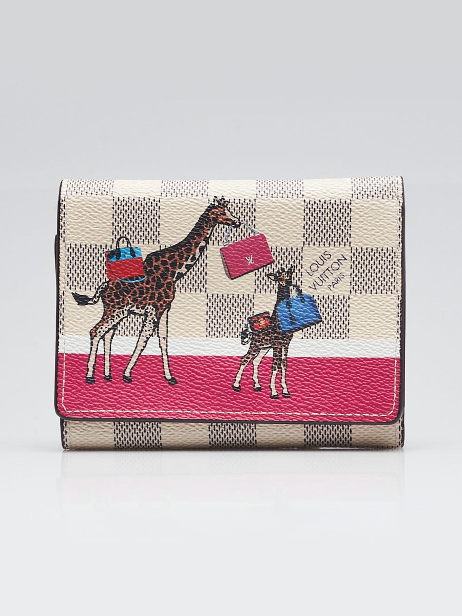 Louis Vuitton Damier Azur Canvas Limited Edition Illustre Giraffe