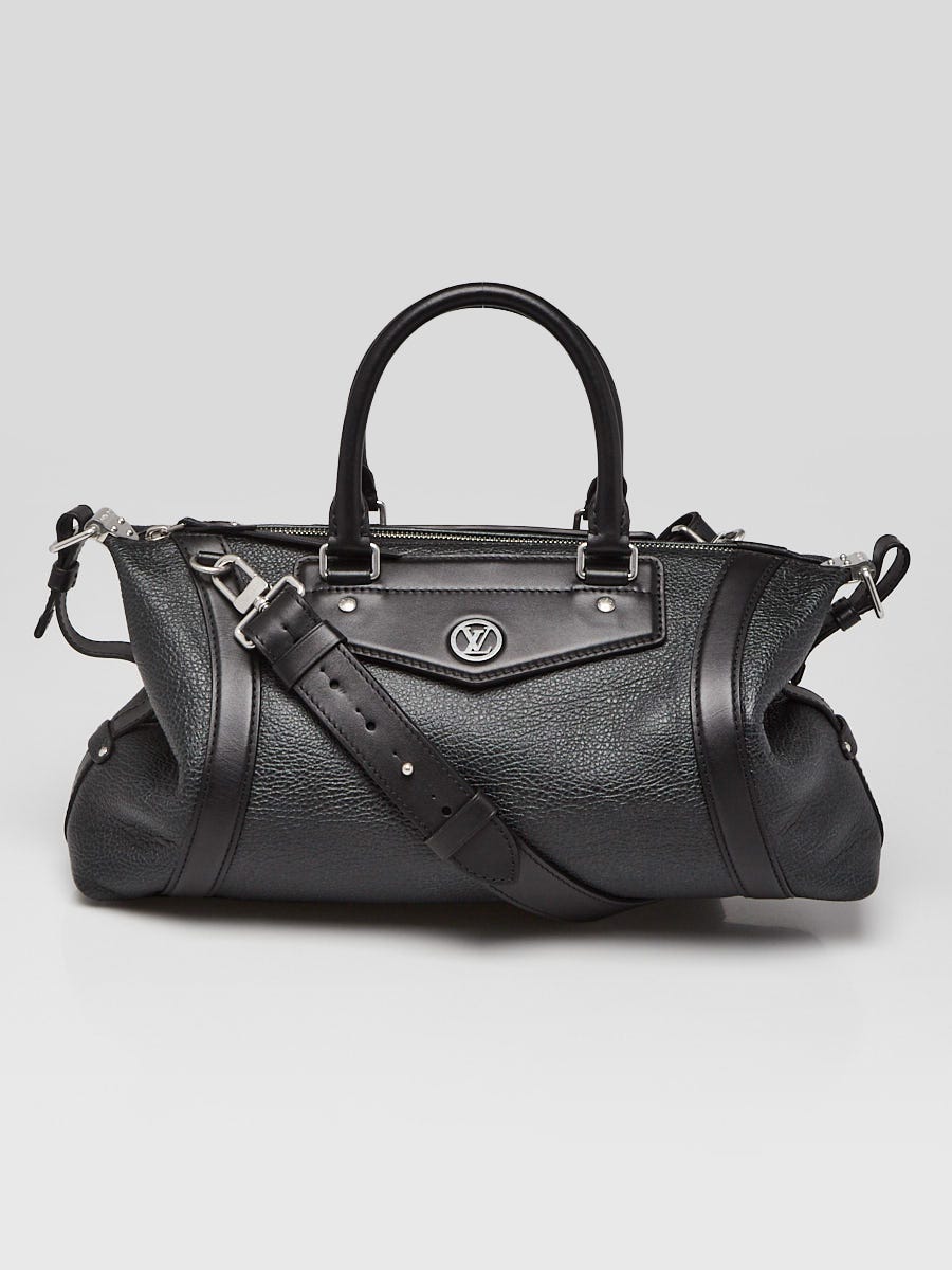Louis Vuitton Black Lambskin Leather Biker MM Bag | Yoogi's Closet