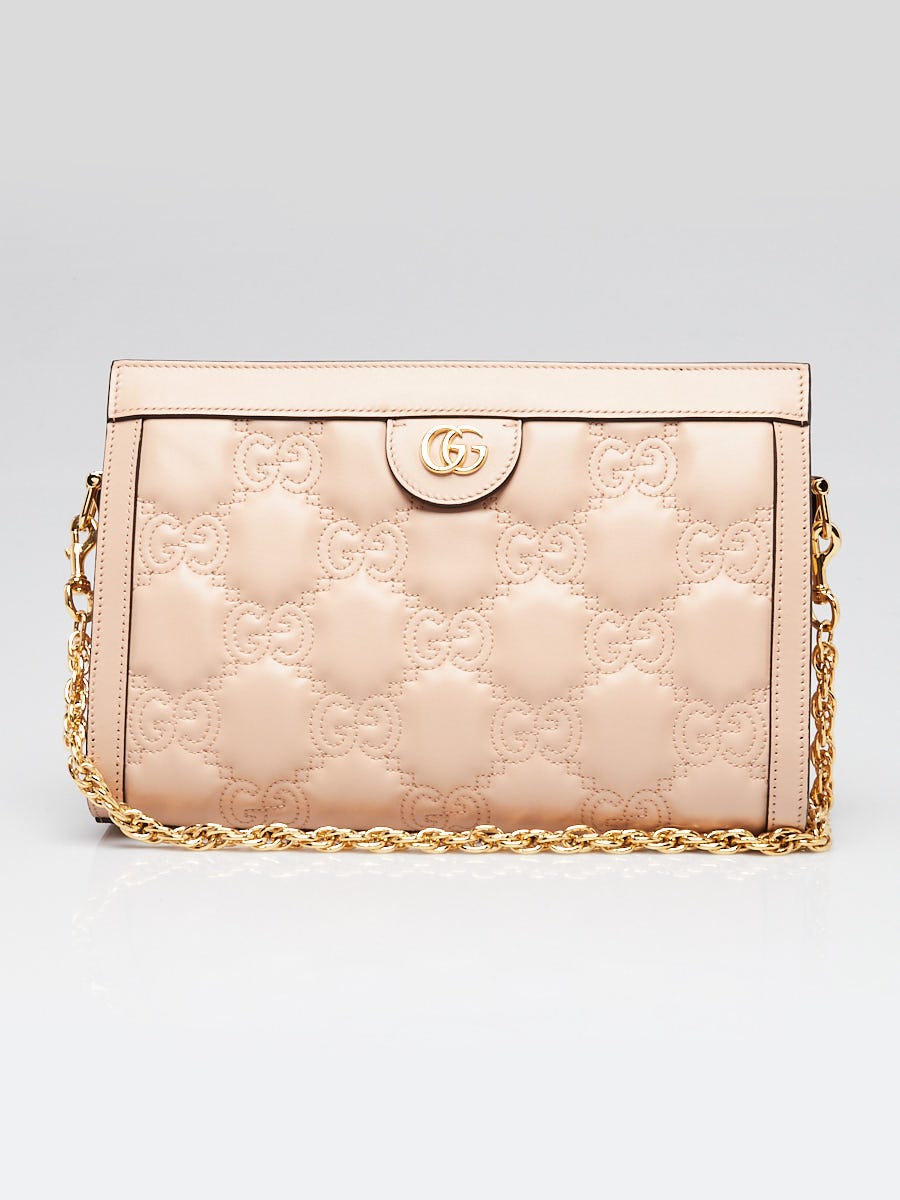 Gucci Beige Leather GG Metalasse Frame Top Shoulder Bag  display picture 2