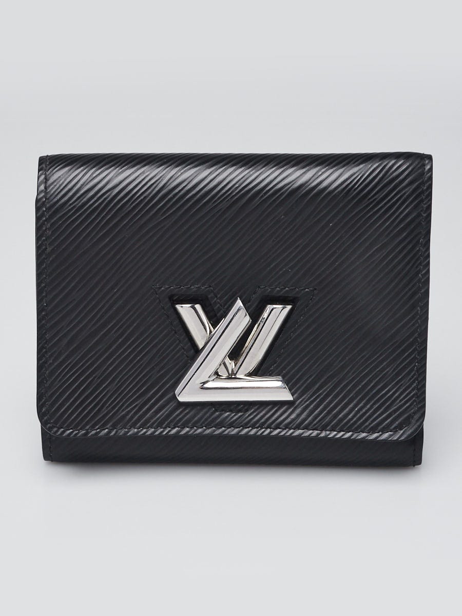 Louis Vuitton Black Epi Leather Twist Compact Wallet