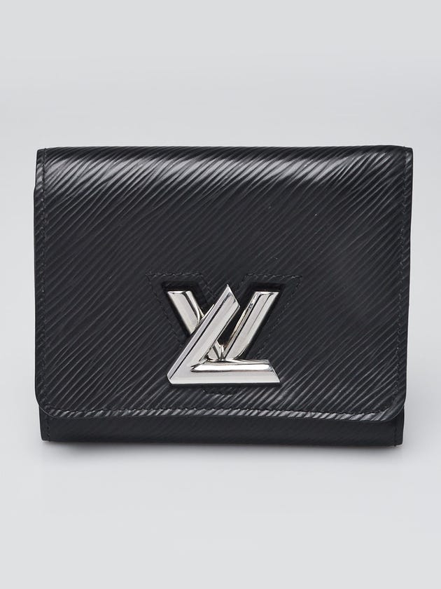 Louis Vuitton Black Epi Leather Twist Compact Wallet