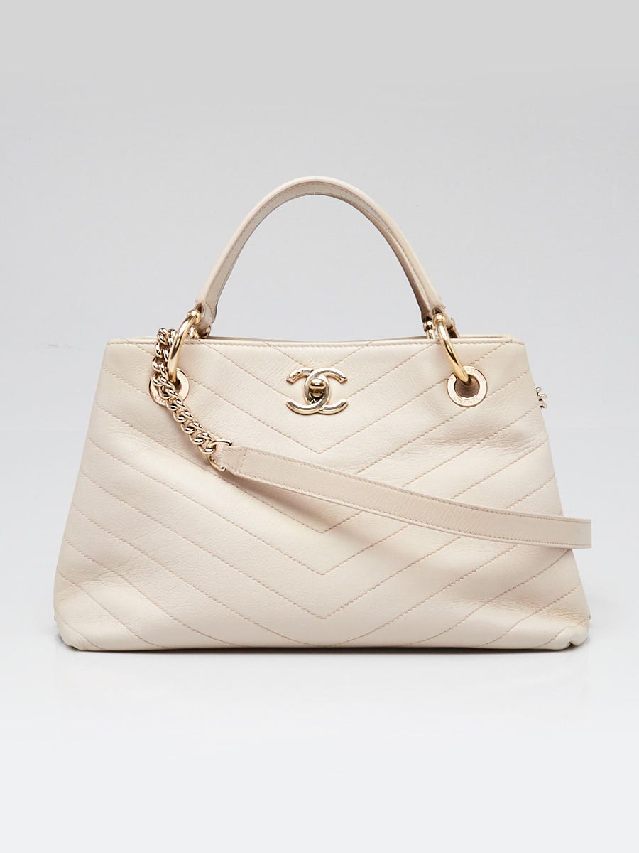 Chanel Beige Fonce Quilted Calfskin Leather Chanel 31 Bag