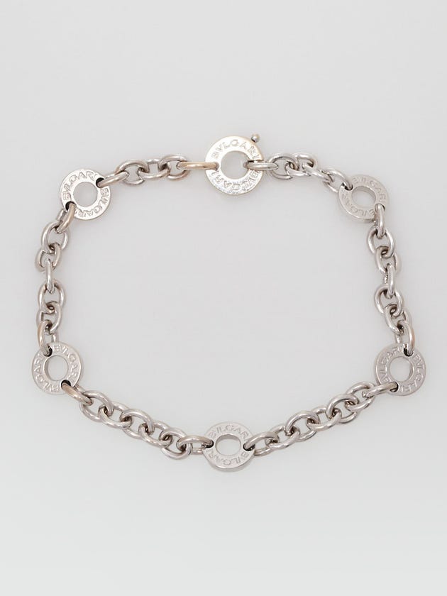 Bvlgari 18k White Gold BVLGARI Six Circle Bracelet