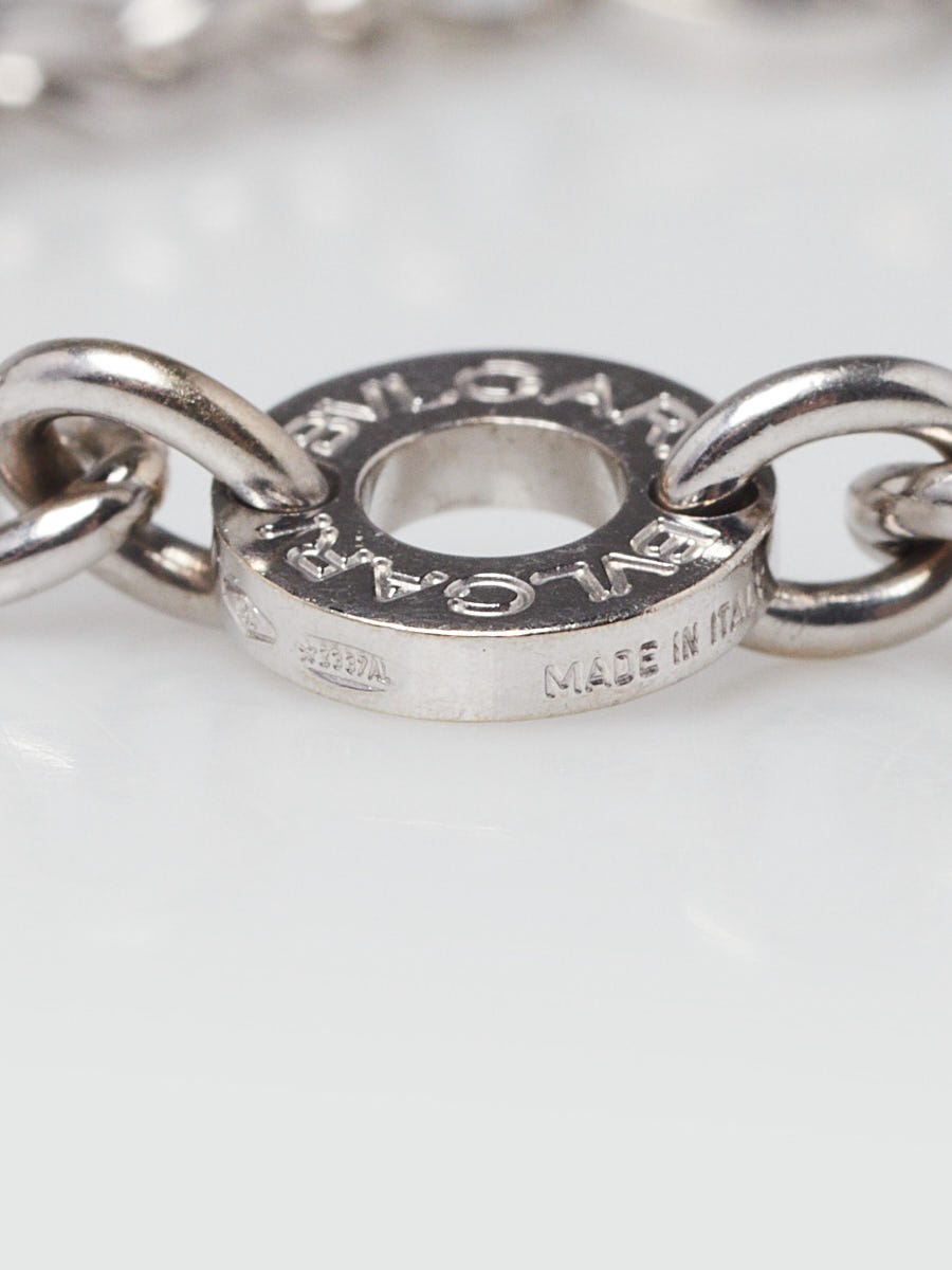 Bvlgari 18k White Gold BVLGARI Six Circle Bracelet