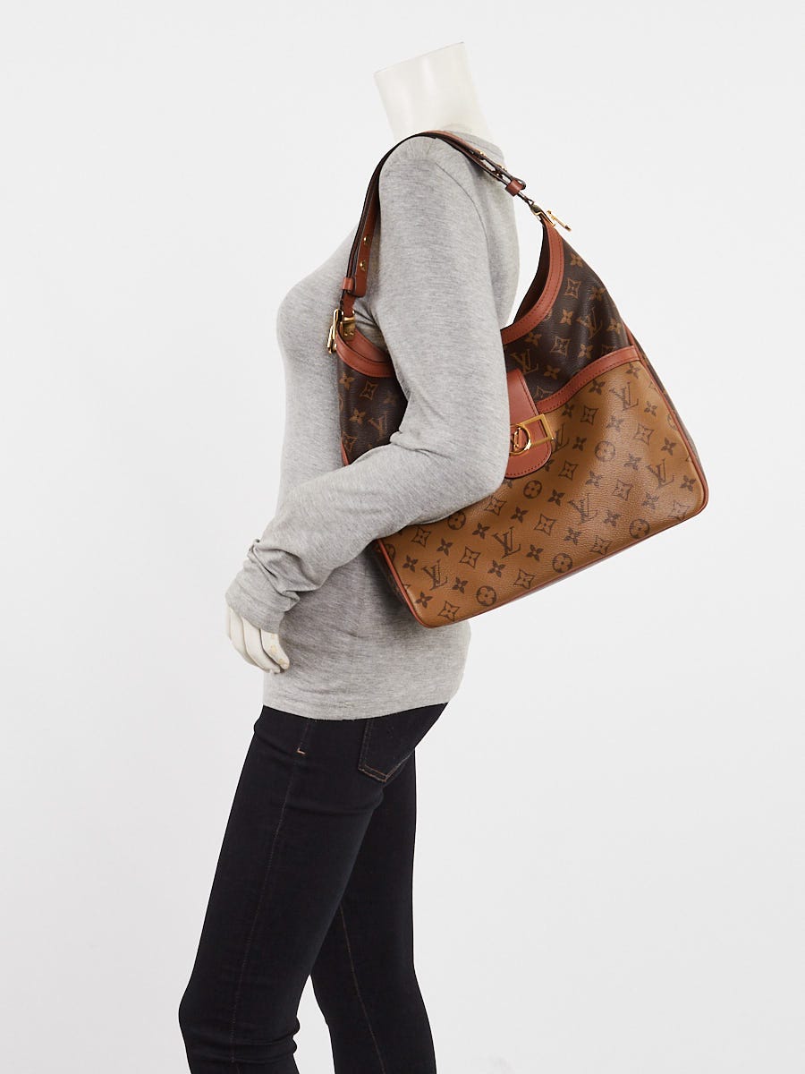 Louis Vuitton Monogram Reverse Canvas MM Dauphine Hobo Bag