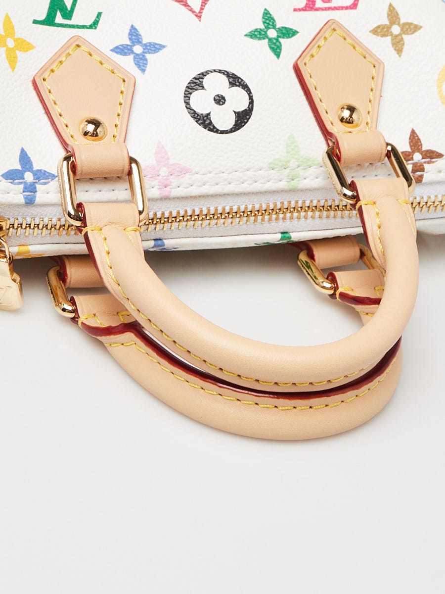 Louis Vuitton x TM White Monogram Multicolore Nano Speedy Bag