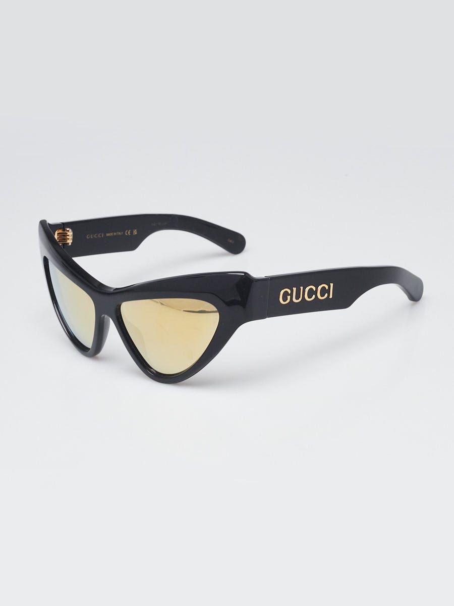 Gucci Black Acetate Oversized Frame Sunglasses - GG1294S