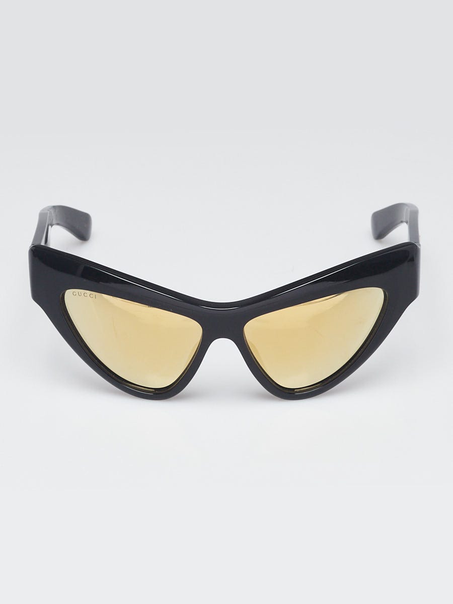 Gucci Black Acetate Oversized Frame Sunglasses - GG1294S