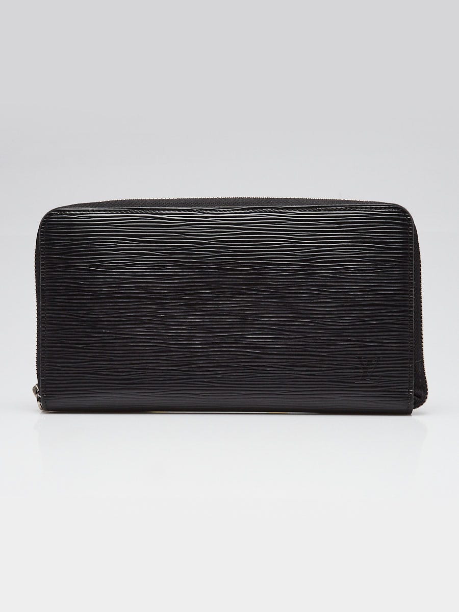 Louis Vuitton Black Epi Leather Zippy Organizer Wallet