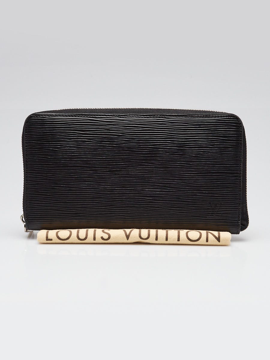 Louis Vuitton Black Epi Leather Zippy Organizer Wallet