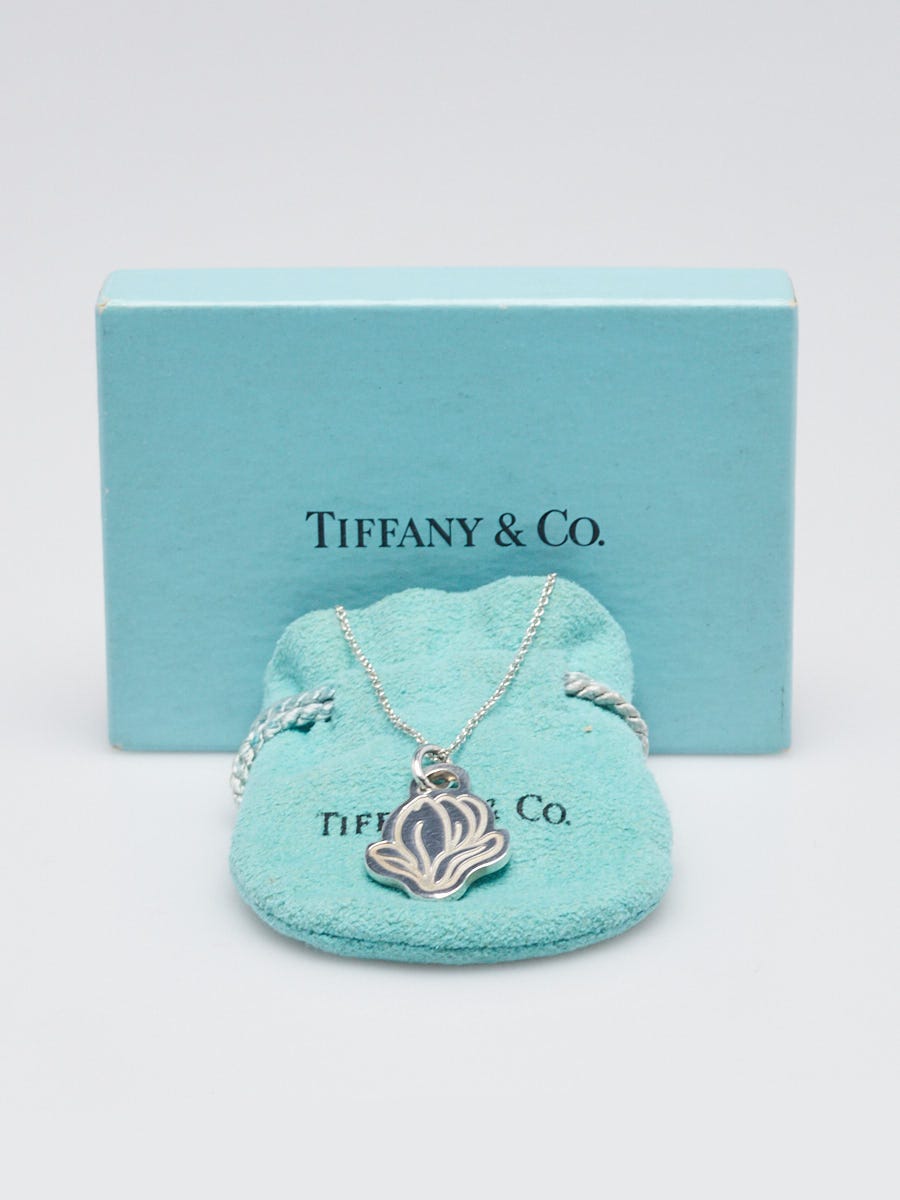 Tiffany & Co. Sterling Silver Rose Nagoya Women's Marathon Pendant Necklace