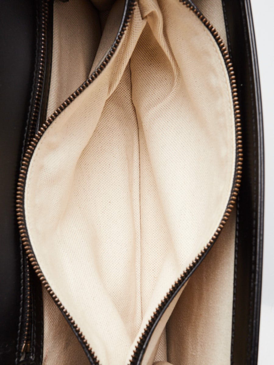 Gucci Black Smooth Leather GG Marmont Heart Shoulder Bag | Yoogi's