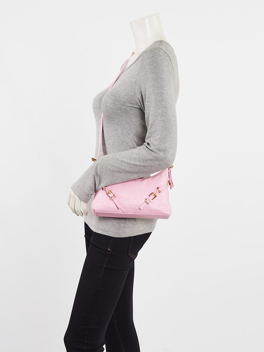 Givenchy Pink Leather Mini Voyou Hobo Bag