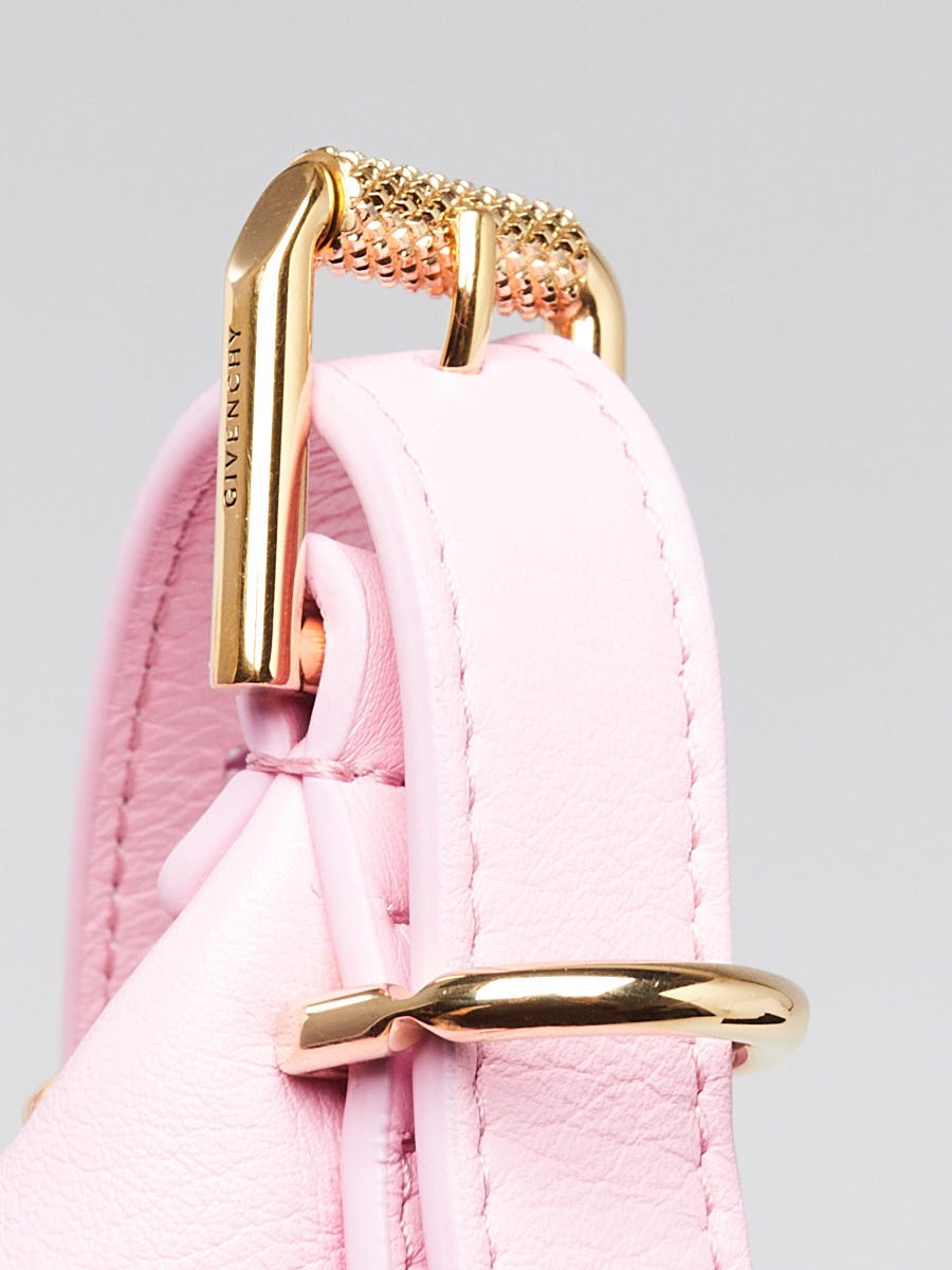 Givenchy Pink Leather Mini Voyou Hobo Bag | Yoogi's Closet
