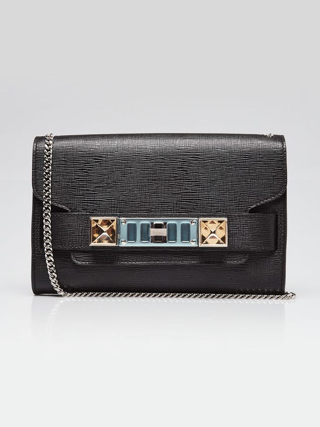 Proenza Schouler Black Grained Leather PS11 Crossbody Bag