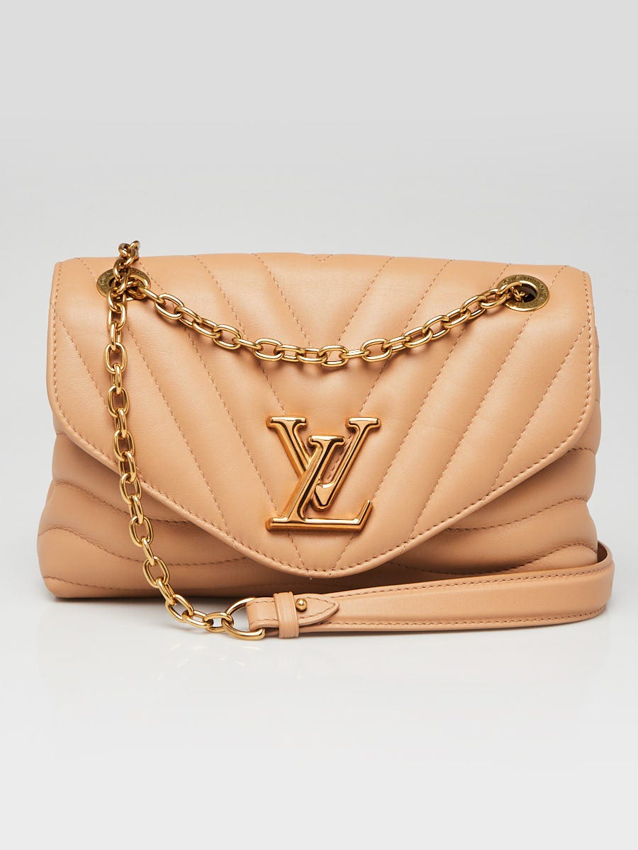 Louis Vuitton Noisette Quilted Leather New Wave Chain NM MM Bag