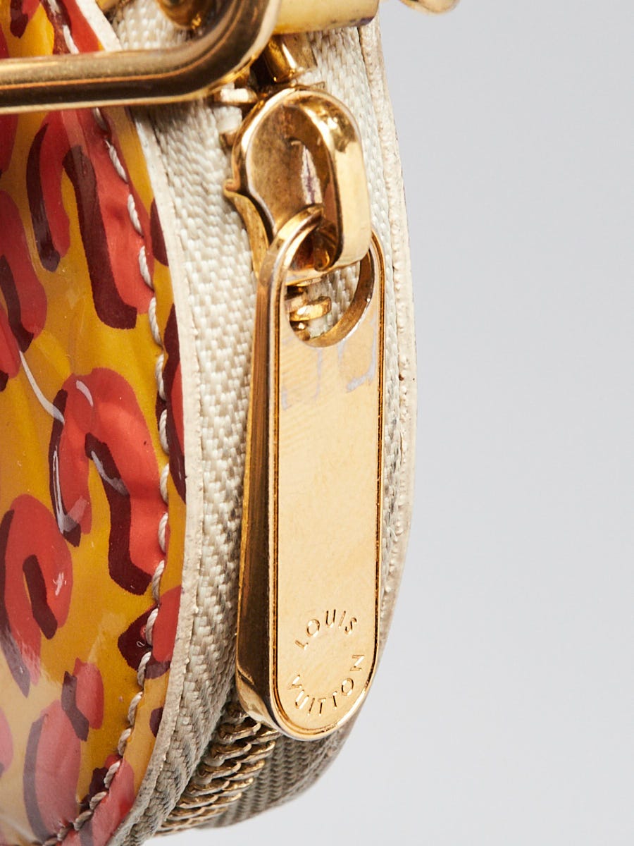 Louis Vuitton Limited Edition Blanc Corail Monogram Vernis Leopard