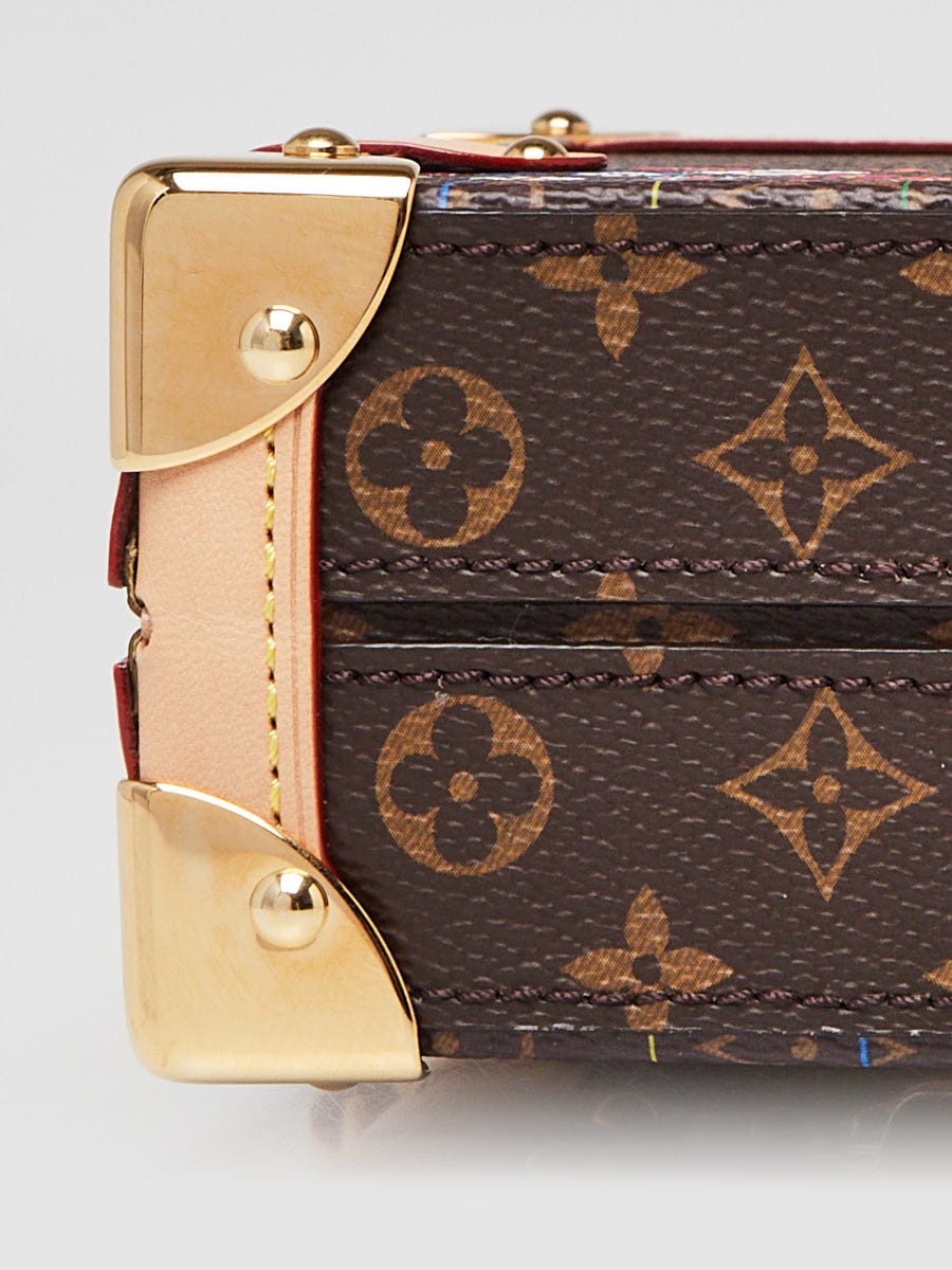 Louis Vuitton x TM Monogram Flowers Canvas Petite Malle Bag