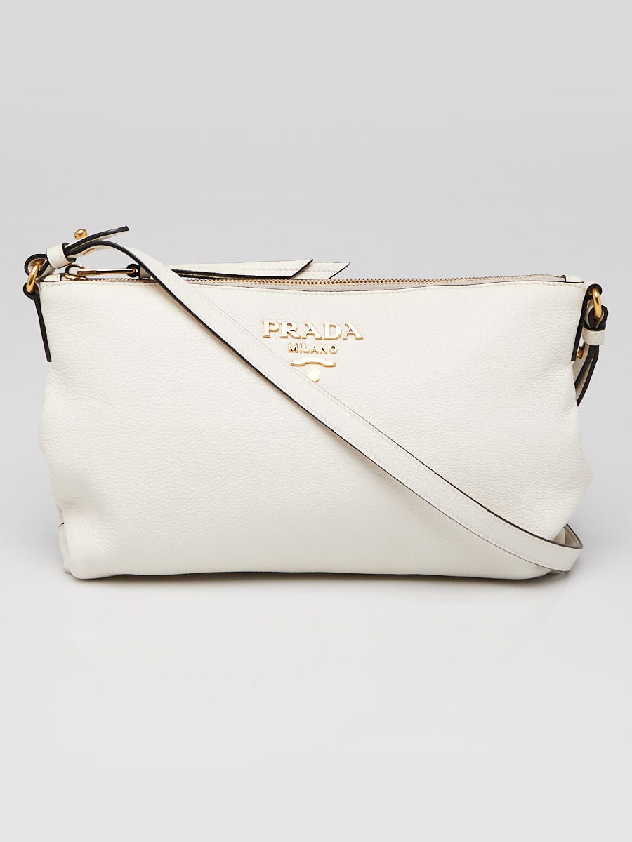 Prada Sabbia Saffiano Lux Leather Small Tote Bag BN1874 | Yoogi's