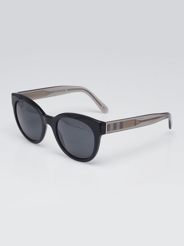 Burberry Black Acetate Oversized Sunglasses - B4210
