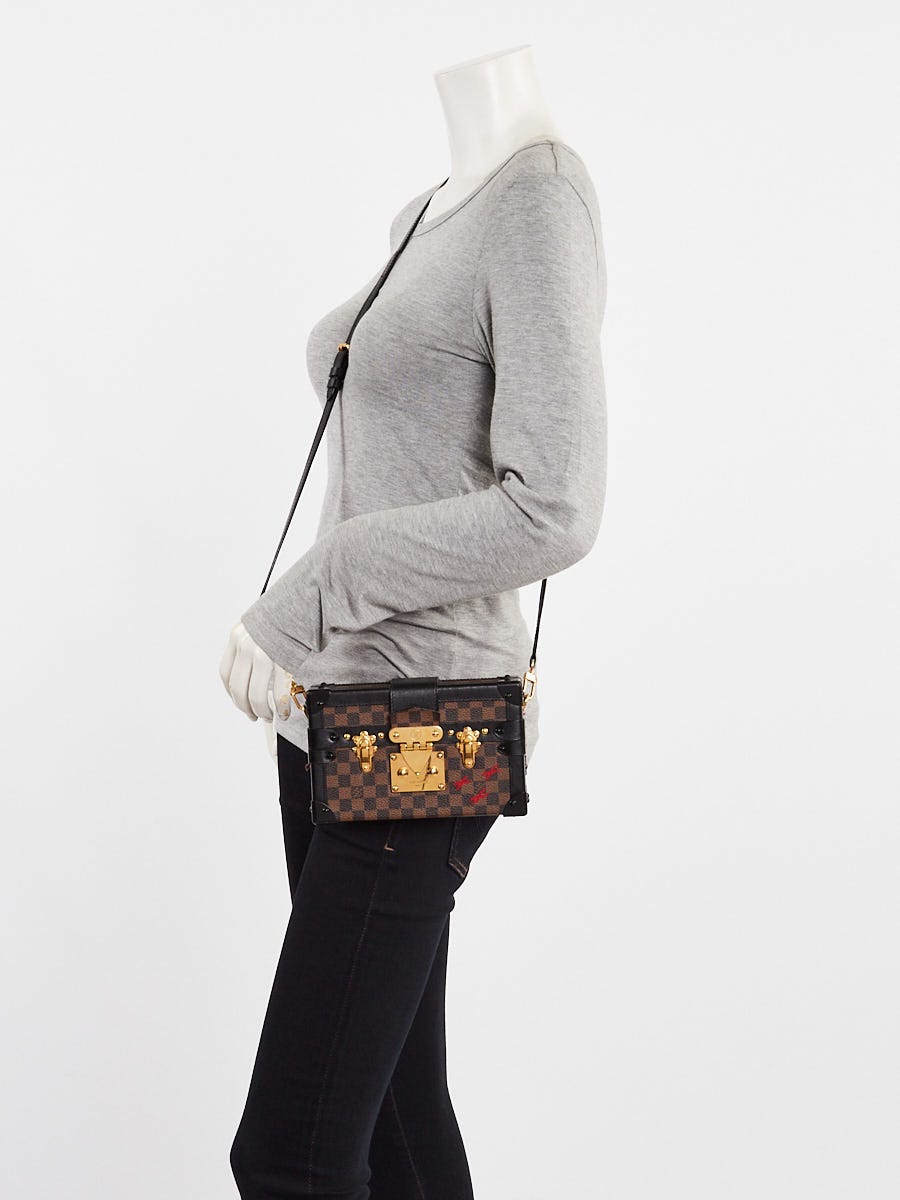 Louis Vuitton Limited Edition Damier Canvas Petite Malle Bag