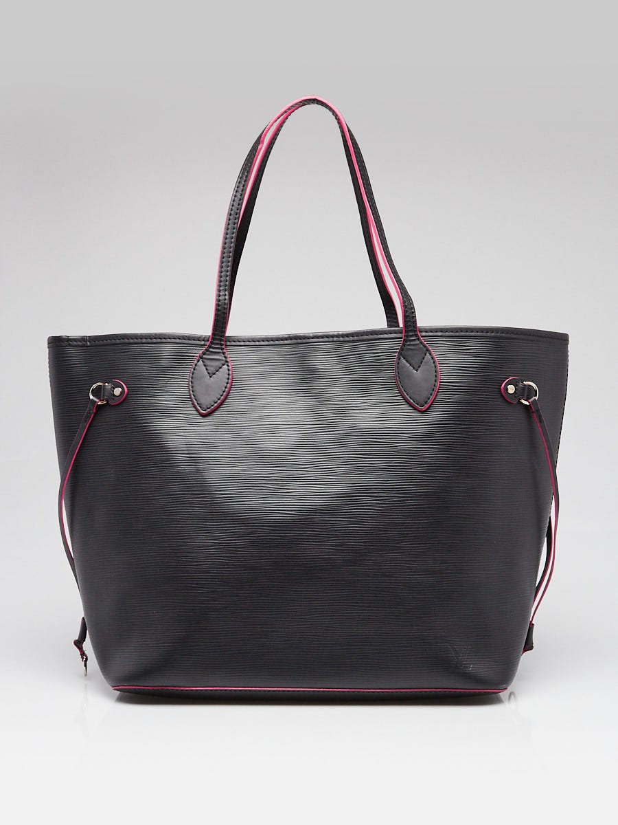 Louis Vuitton Black Epi Leather Neverfull MM NM Bag | Yoogi's Closet
