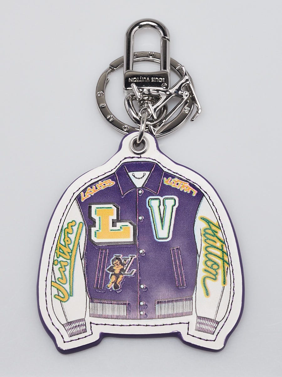 ルイヴィトン　LV サマージャンバー　ロゴ入り　モノグラム Louis Vuitton Multicolor Leather Varsity Jacket Illustre Key