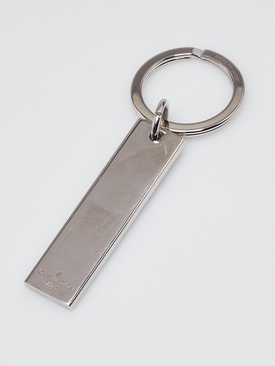 Louis Vuitton Silvertone Metal Damier Print Tag Key Holder and Bag