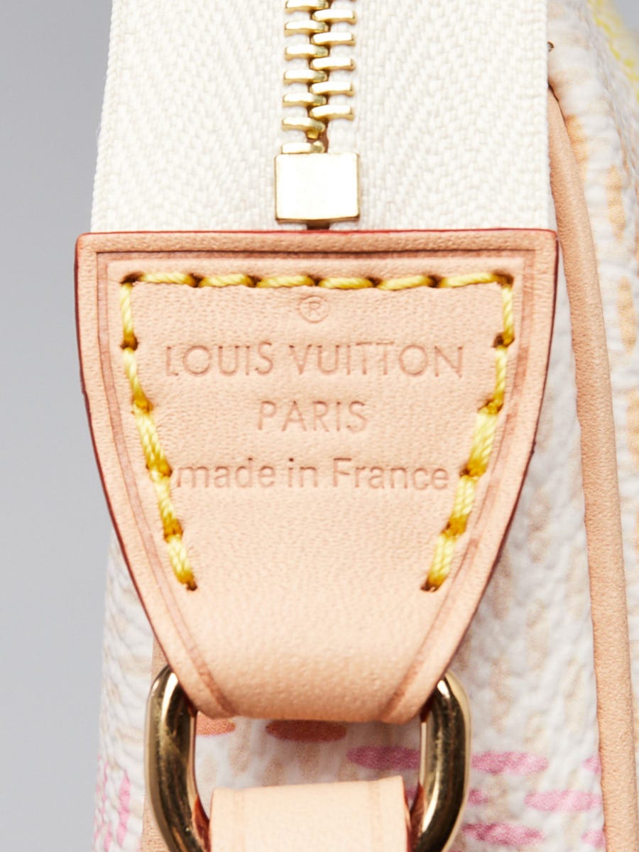 Louis Vuitton Rose Peach Damierlicious Pochette Accessories NM Bag