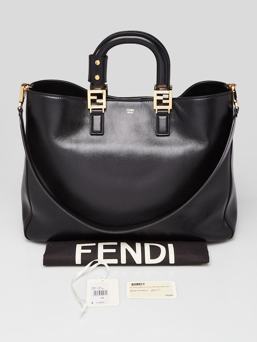 FENDI バッグ Fendi Yellow Vitello Leather Vertical Box Crossbody Bag - 7VA519