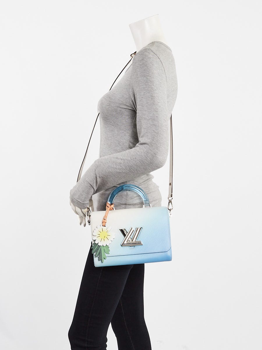 Louis Vuitton Limited Edition Light Blue Epi Leather By the Pool Twist MM Bag