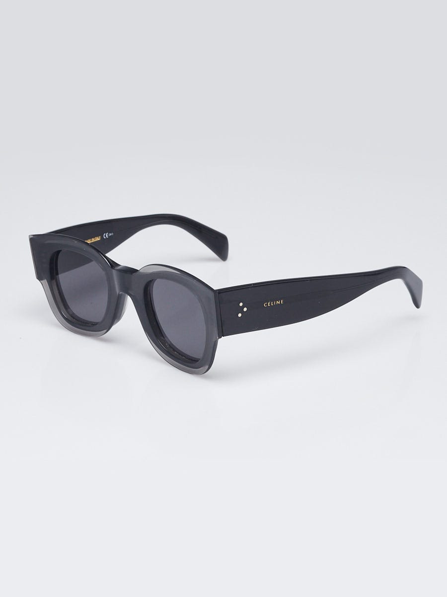 Celine Grey Acetate Tinted Oversized Sunglasses-41446 | Yoogi's Closet