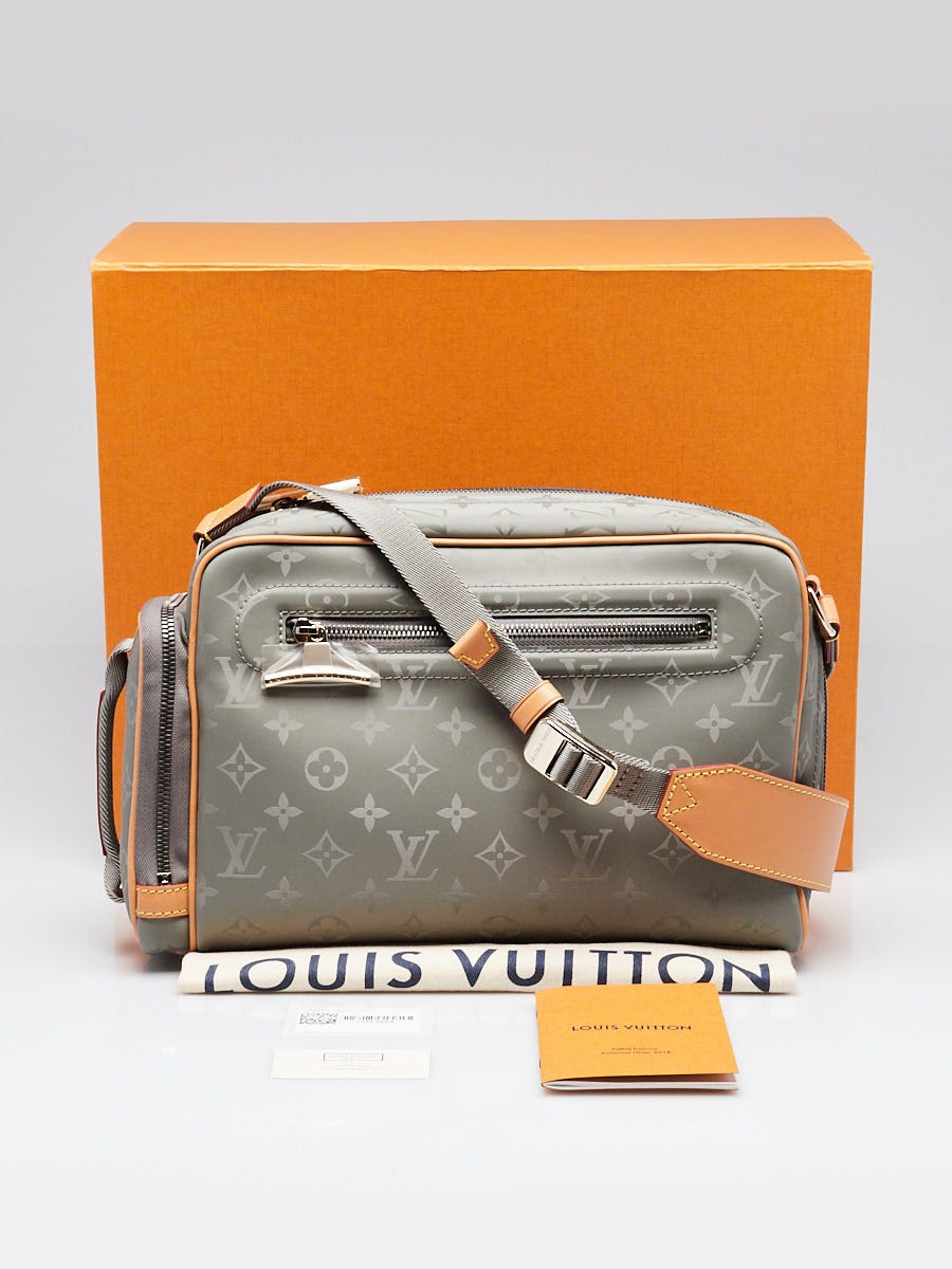 Louis Vuitton Titanium Monogram Nylon/LeatherCrossbody Camera Bag